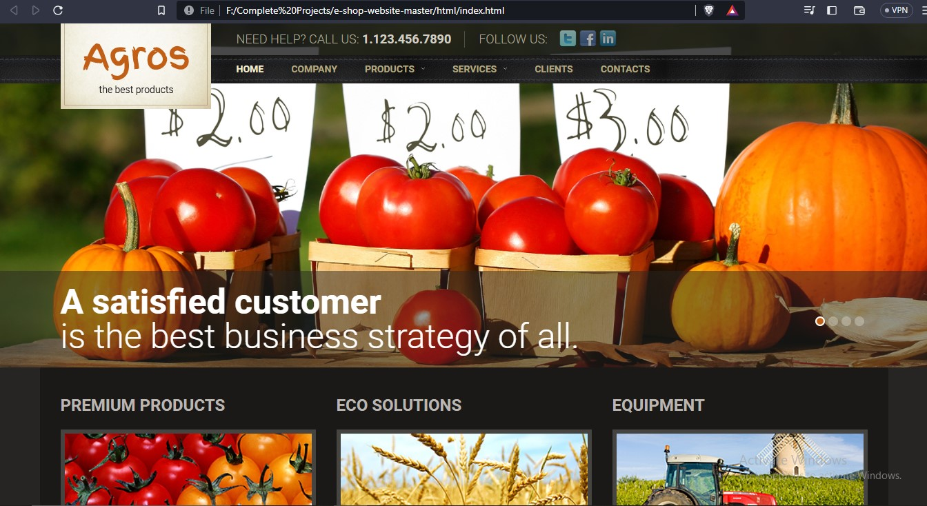 E-shop Web App