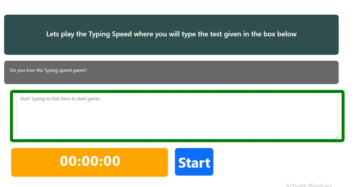 Typing- Speed Check
