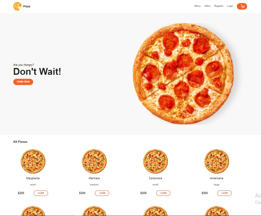 Real-time food delivery System